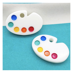 diy simulation fun palette resin jewelry accessories personalized brooch handmade materials glue phone case beauty