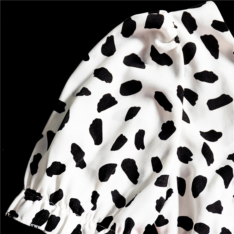 One-Shoulder Strapless Polka-Dot Dress NSAG4683