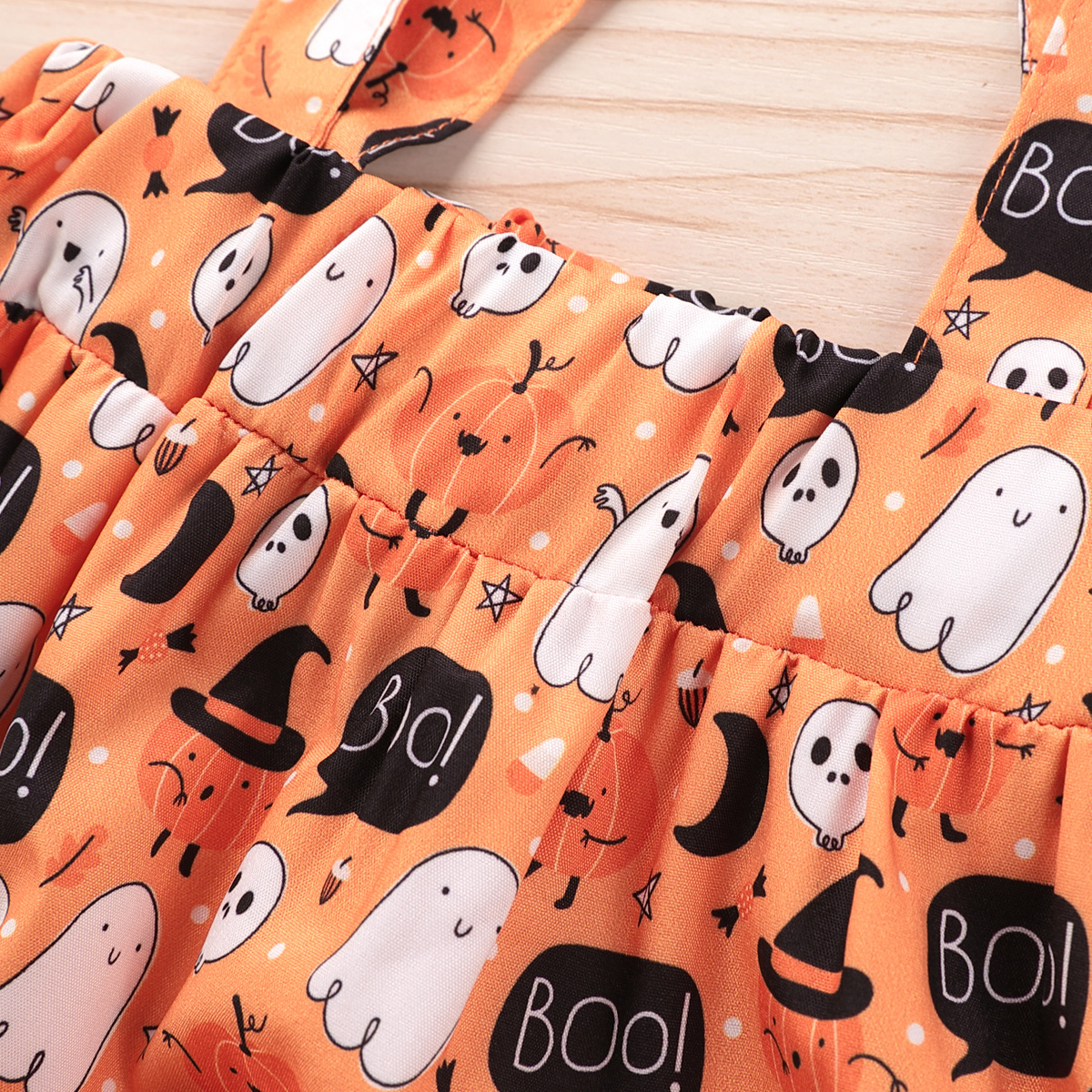 Mode Frühling Herbst European American Halloween Kürbis Ghost Top Print Babyrock display picture 8