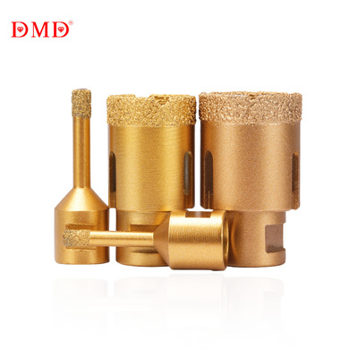 厂家直供DMD 35MM玻璃地砖石材陶瓷钎焊金刚砂金刚石开孔钻钻头|ru