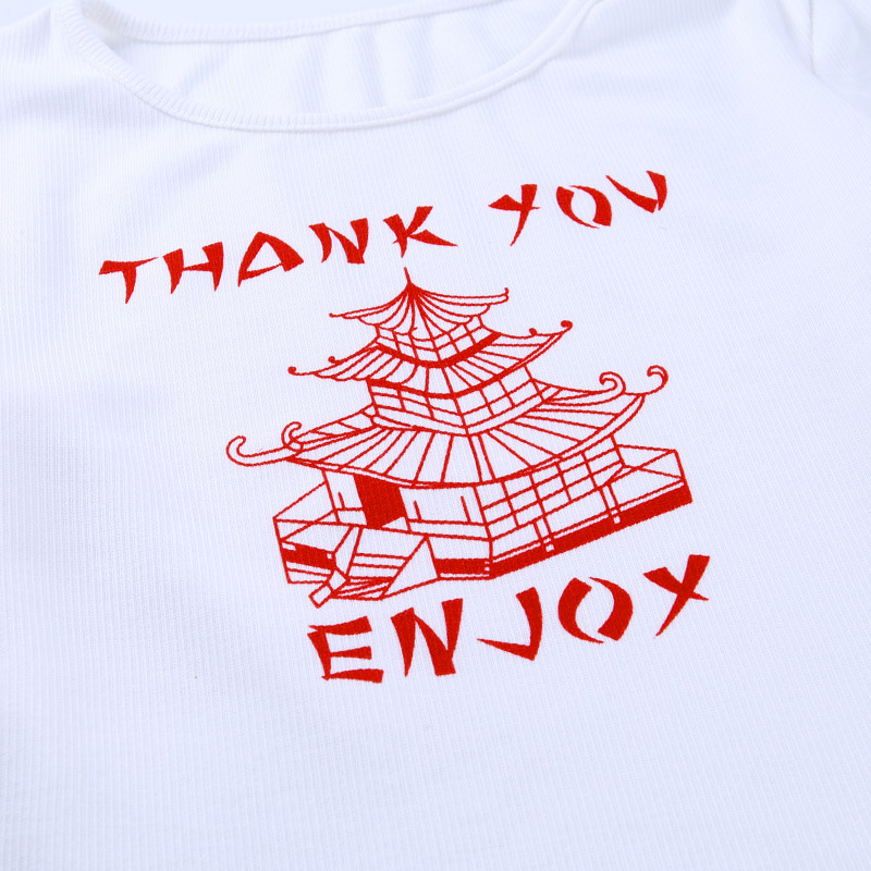 fashion casual printing long-sleeved t-shirt  NSXE38732