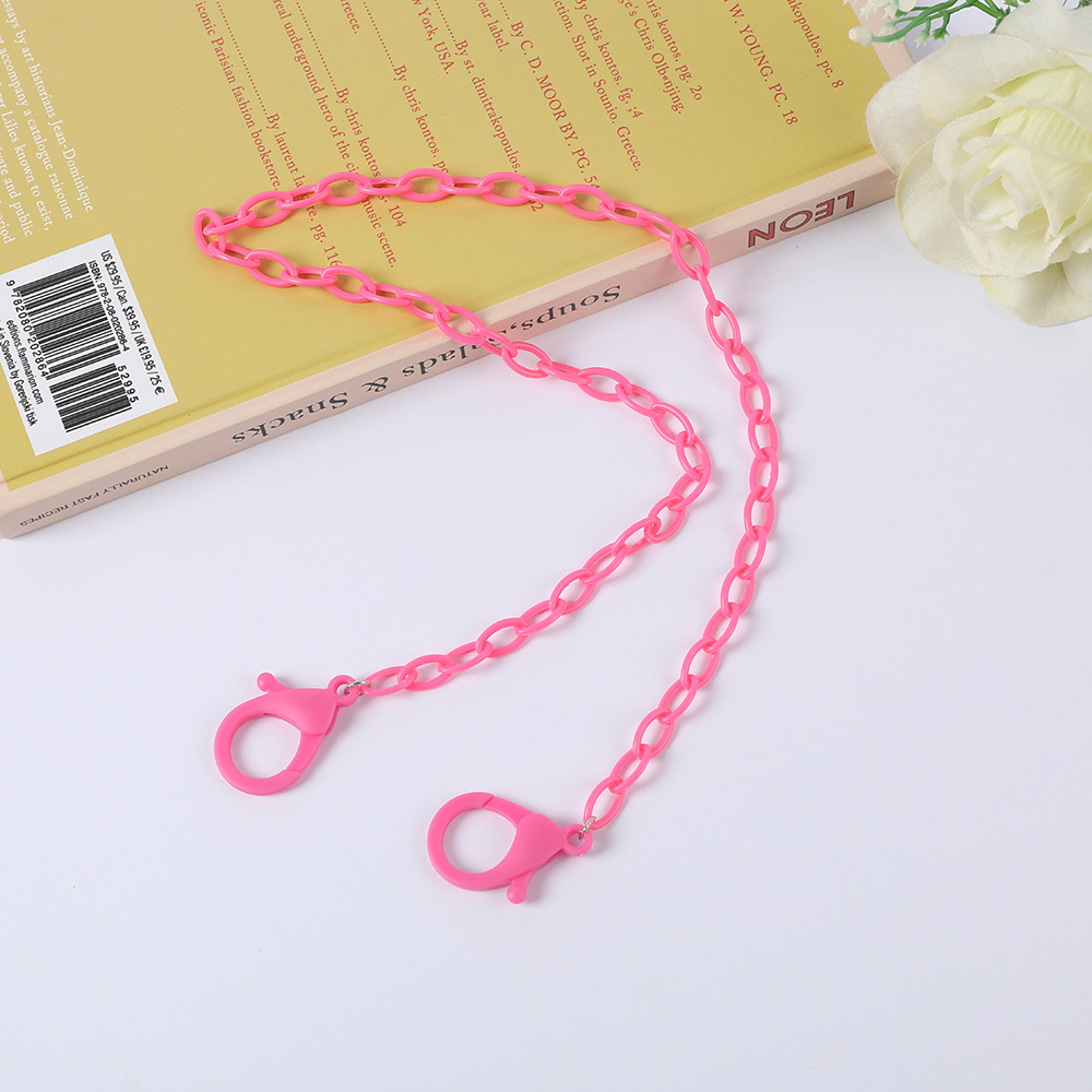 New hain acrylic childrens chain glasses chain lanyard nonslip antilost rope candy colorpicture7