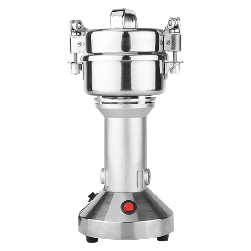 Новая утолщенная полностью нержавеющая сталь 150 г Традиционная китайская медицина мясорубка бытовая электрическая небольшая мельница ультратонкая мукомольная машина