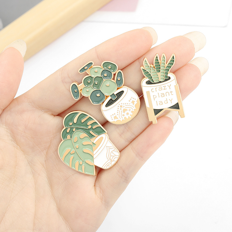 Fashion Plant Alloy Stoving Varnish Unisex Brooches display picture 9