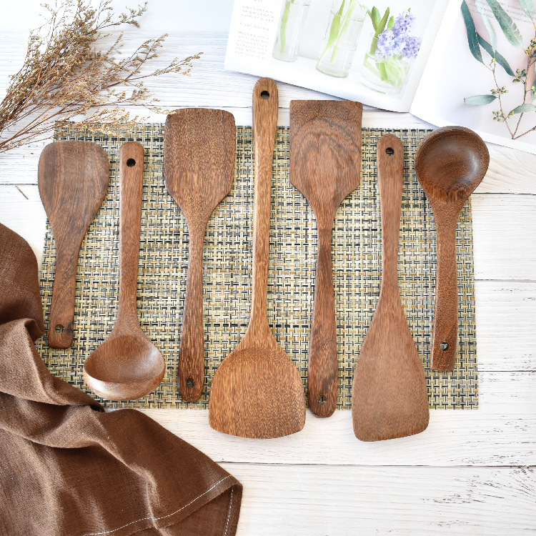 廠家直銷 無漆無蠟 雞翅木鏟不粘鍋木鏟 木勺 家庭裝可接受定制