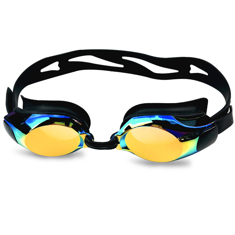 [Spot Sufa]man electroplate high definition Colorful Swimming goggles Fog high definition Coating major Racing Swimming goggles