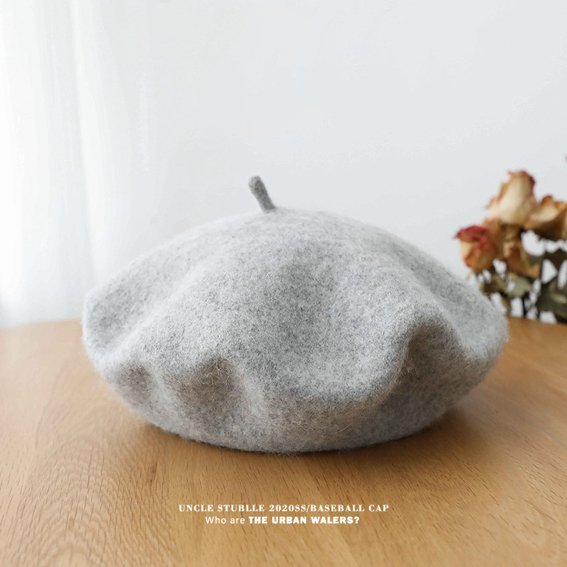 Unisex Wool beret woman retro autumn-winter everything breathable artist hat summer thin hipster woman_voghion.com