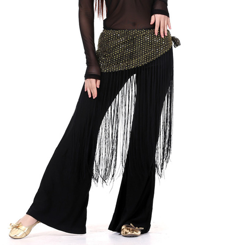 Highlights: tassel waist chain, new practice uniform set, hip scarf, tassel Indian dance costume, performance costume three-piece set