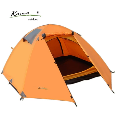 Çadırlar double-door couple outdoor camping - orange-3-4-people