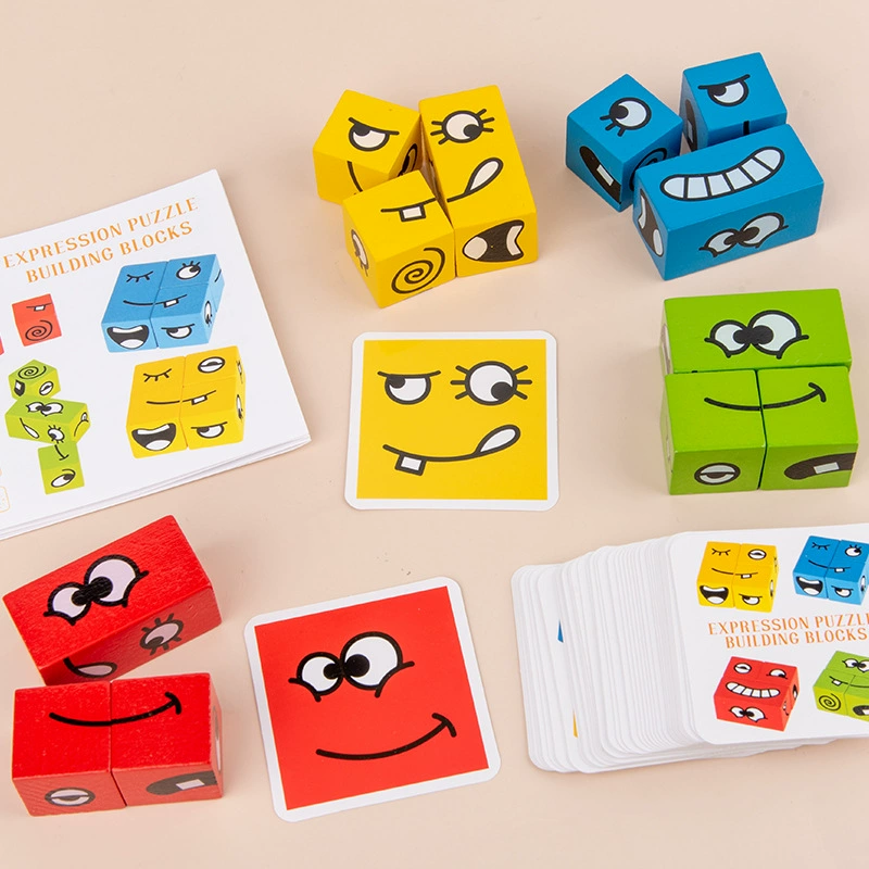 К Rubik кубик, конструктор, интеллектуальная игрушка, настольная деревянная игра, семейный стиль