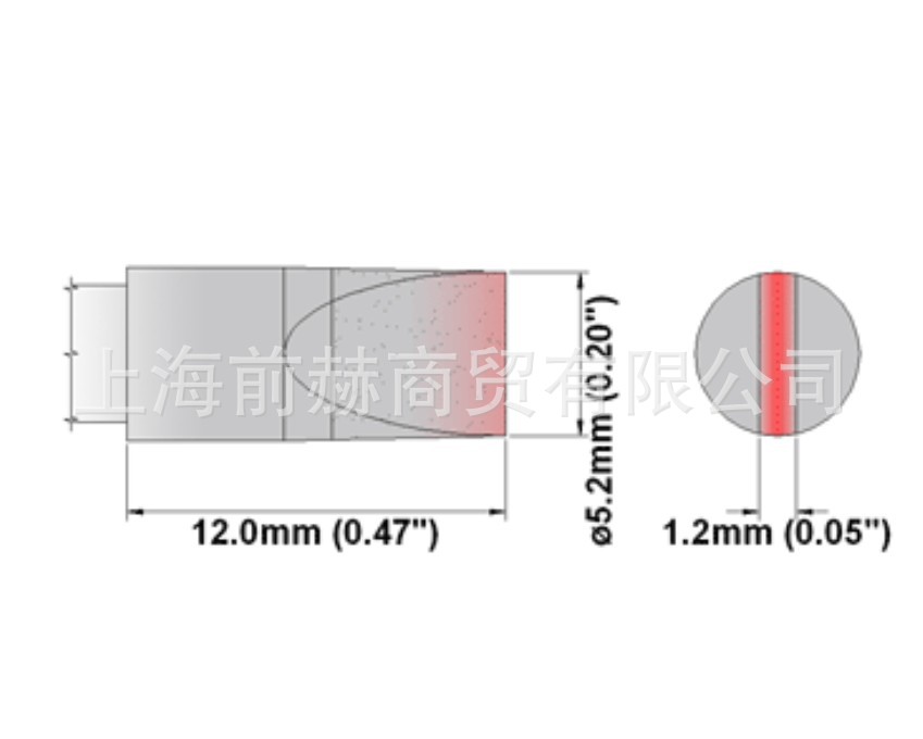 THERMALTRONICS 热魔 M7CH052 凿型烙铁头