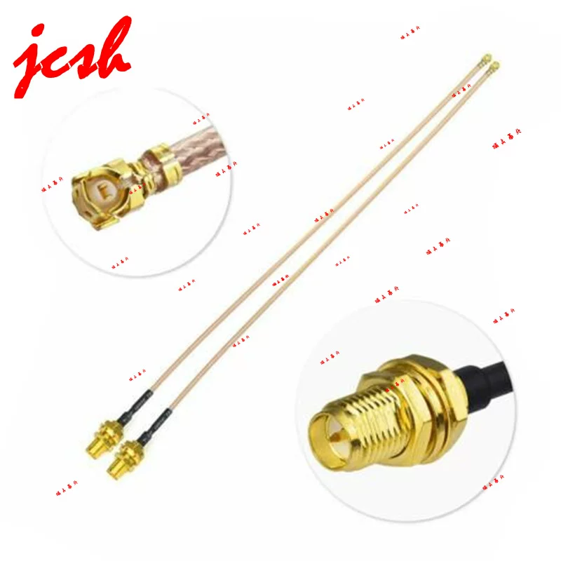 IPEX/SMA RP-SMA Анти-частица Внутренняя внутренняя точка U.FL радиочастотный RF удлинённый RG178 двойная серебристая линия