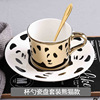 Brand coffee high quality ceramics, set, internet celebrity, European style, mirror effect, wholesale