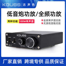 古声色 KGUSS GU-1 全频单声道数字功放发烧100W低音炮小型功放机