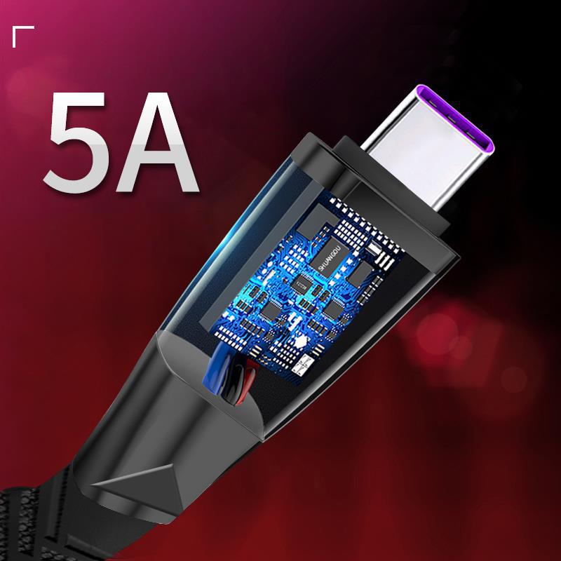 direct deal 5A Fast charging type-c Huawei data line apply Apple Android USB Customization of Fast Filling Line