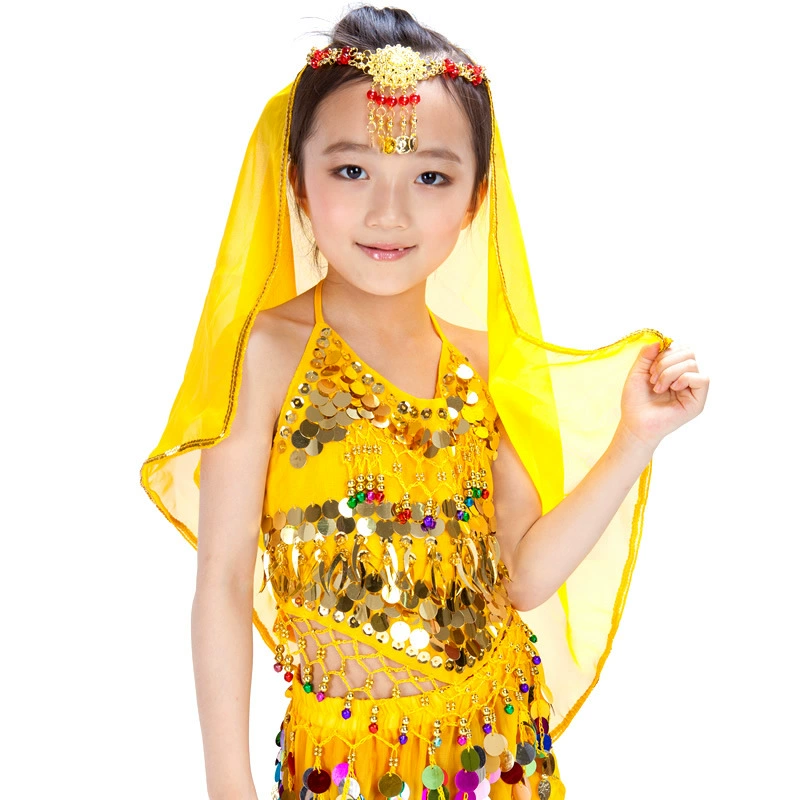 Детская головная ободок для belly dance, головная цепь на день детей, тюрбан, платок для belly dance, украшения для костюмов