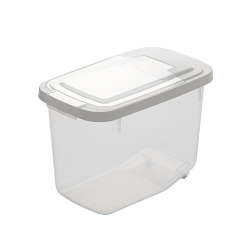Camellia plastic rice bucket household rice box noodle bucket sealed storage grain bucket rice storage storage box rice cylinder 20 pounds