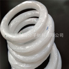 廠家生產耐溫乳白色10*12聚四氟乙烯軟管 鐵氟龍管 四氟絕緣套管