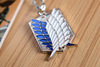 Attack on the Giant Soldiers Sanda Alan COS COS Freedom Wing Anime Peripheral Necklace keychain Multiple models