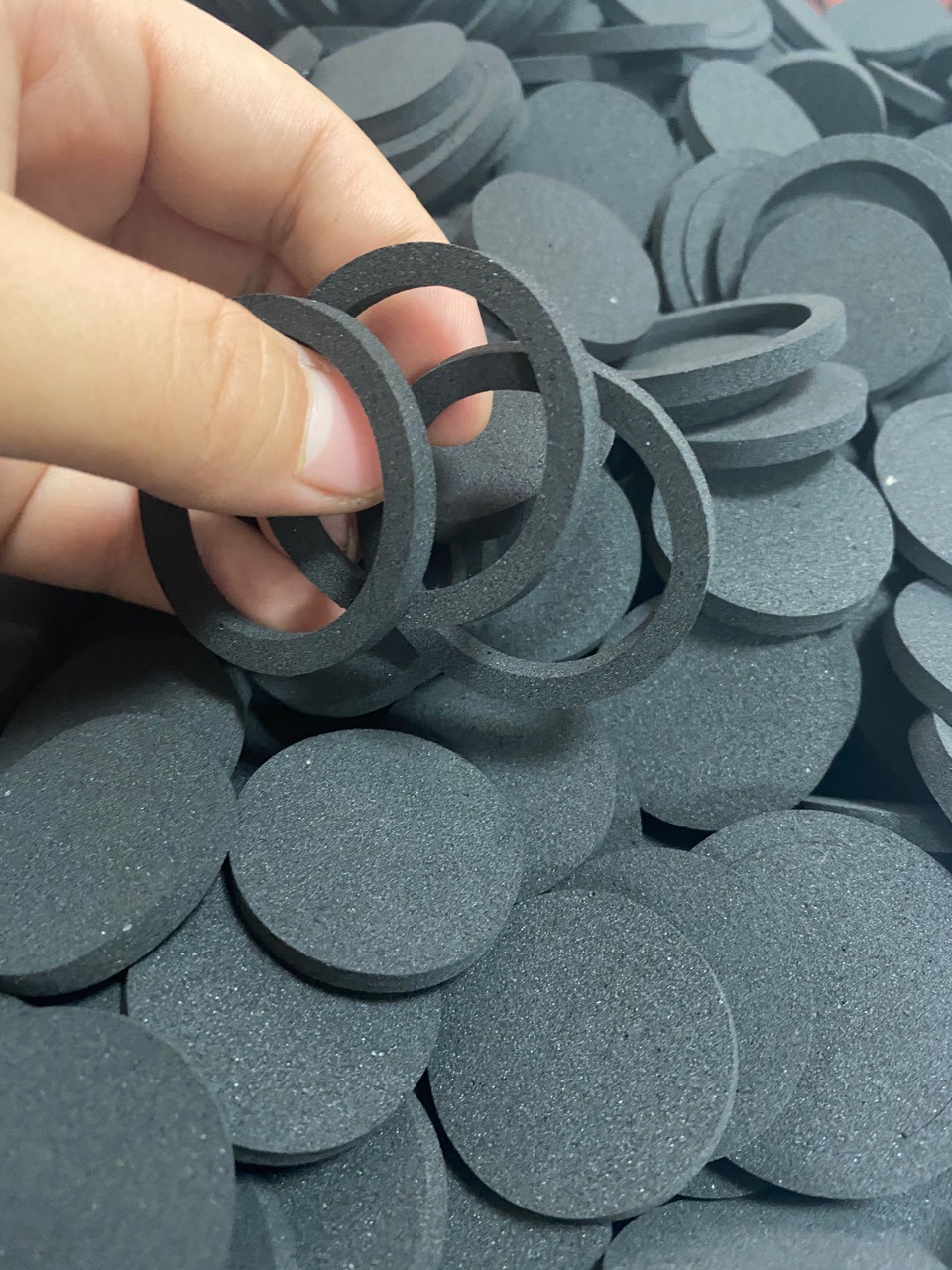 厂家批发高弹发泡橡胶 密封圈 防水耐磨抗压减震 可定制各种规格