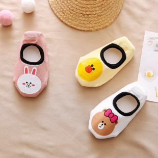 Children's shoes and socks non-slip bottom soft bottom female baby floor socks spring and autumn thin male baby indoor socks toddler socks set