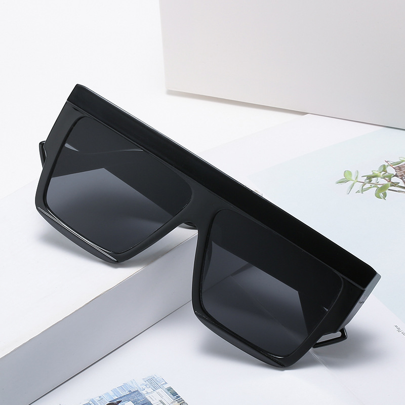 Nuevas gafas cuadradas de Marco grande transfronterizo ins Internet celebridad personalizada gafas de sol hombres y mujeres ventas directas de fábrica