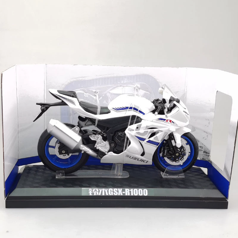 Caibo 1/12 Suzuki GSX-R1000 сплав мотоцикл модель имитация гоночная база 88489 коробка