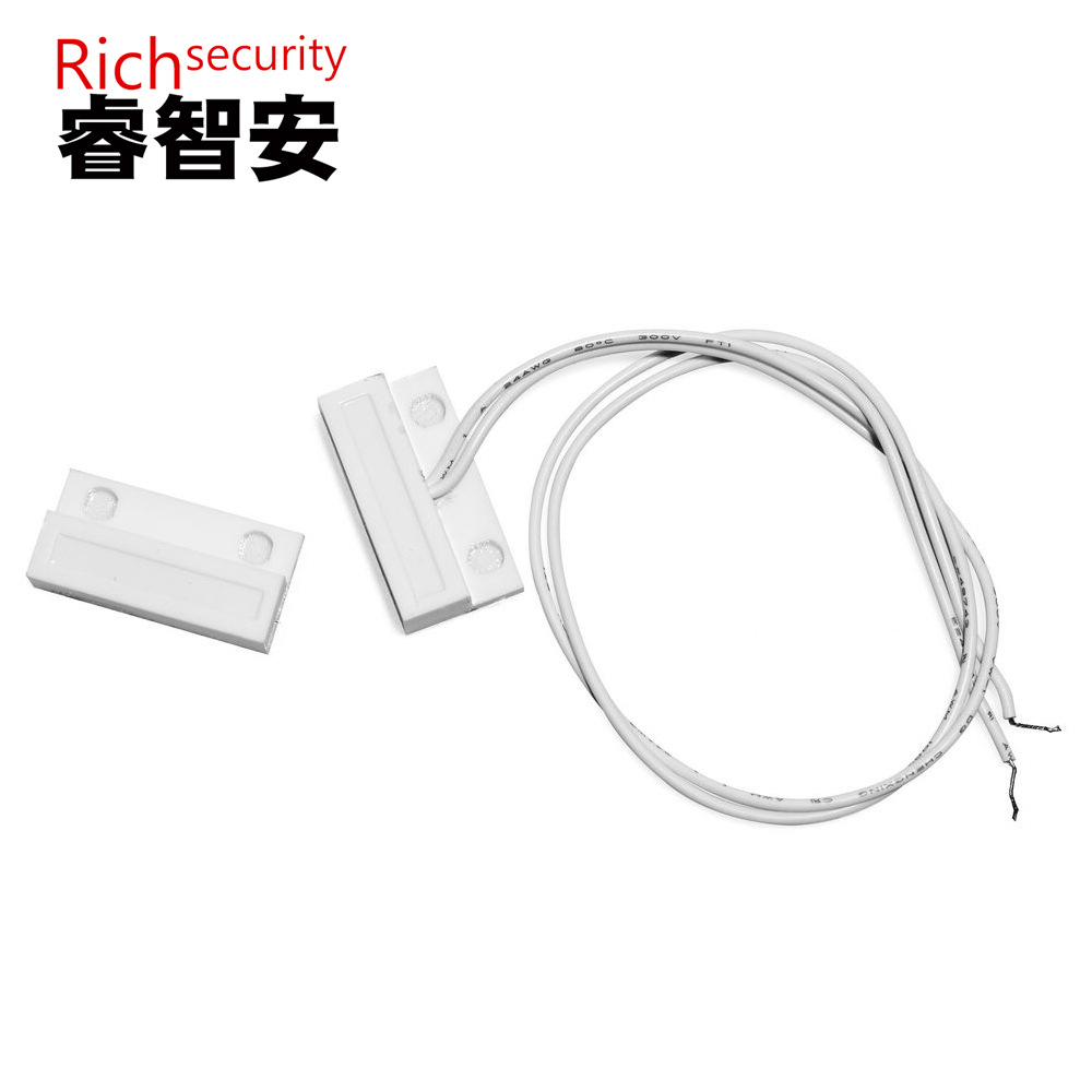 厂家直销明装木门磁  RZ-38B 明装有线门磁 明装报警门磁感应器