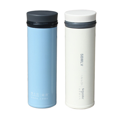 定制新款304不锈钢保温杯 现代简约螺纹杯防烫茶隔真空ins水杯|ru