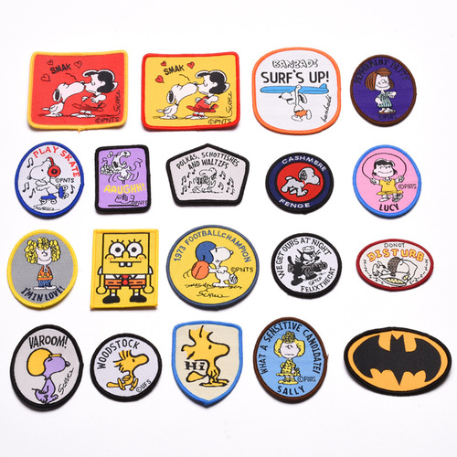 Manufacturer's custom-made woven label, overlock cloth, garden label armband, badge, badge, clothing without adhesive, woven label accessories, custom-made