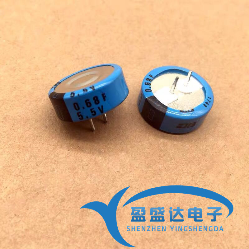 BC0.68F 5.5V 进口超级法拉电容 684 5.5V 0.68F 680mF C型 5mm