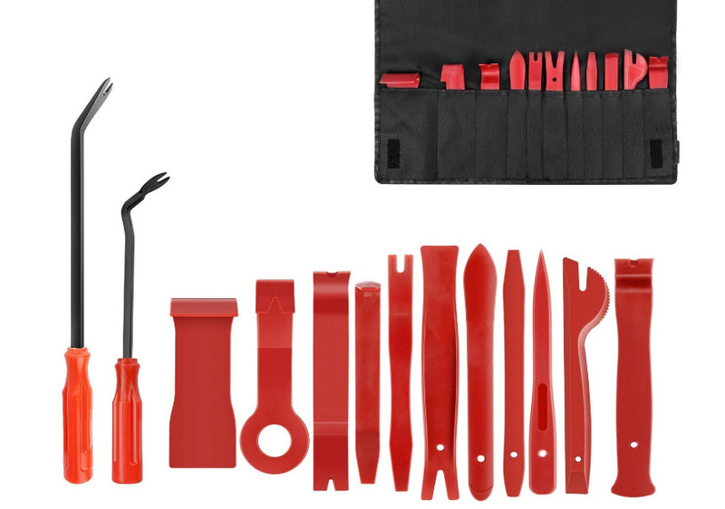 Car door plywood audio video dashboard removal kit installation tool, Red Series car interior buckle Car door plywood audio video dashboard removal kit installation tool, Red Series car interior buckle