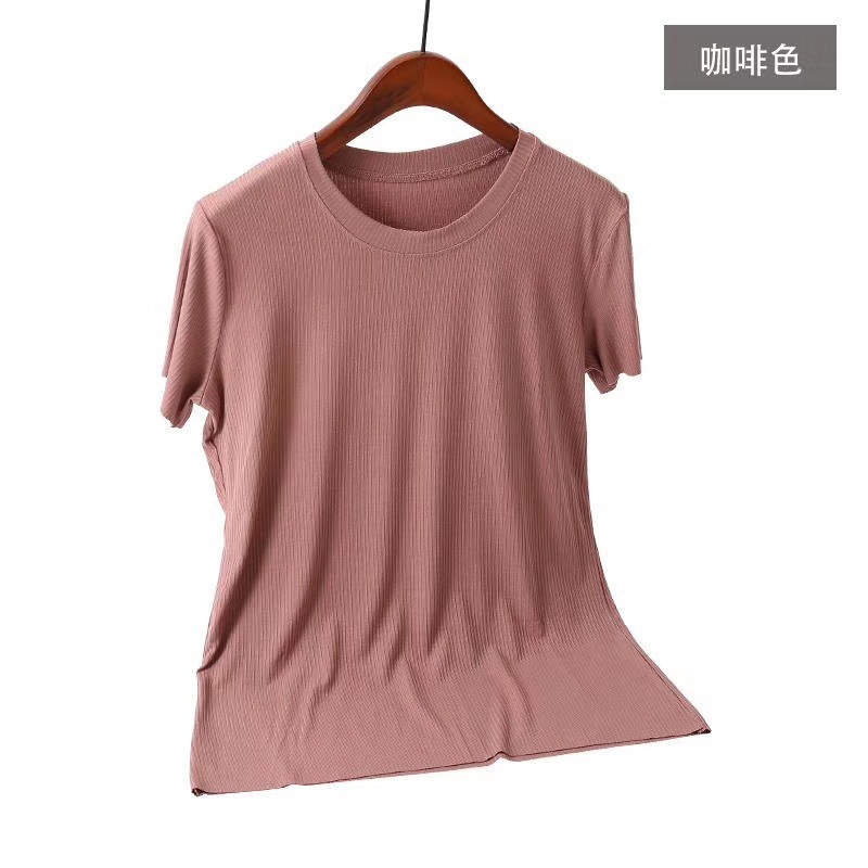 T-shirt femme MANMO en Modal - Ref 3433955 Image 12