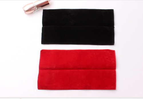 High-end double-sided flocking bag square flip cosmetic jewelry bag jewelry gift bag anti-scratch watch storage bag