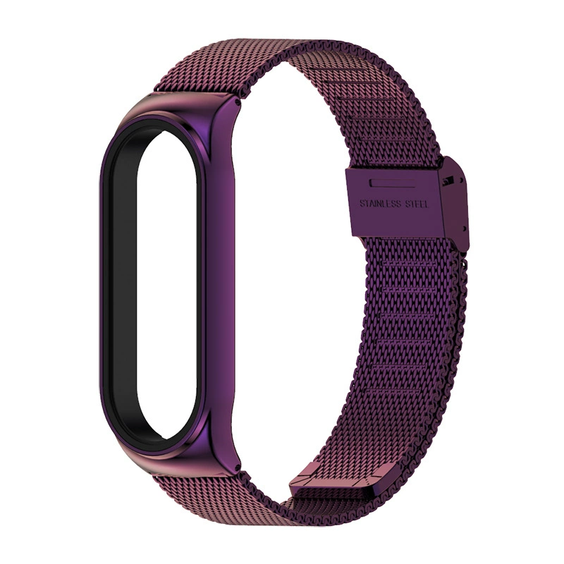 Совместимо с Amazfit Band 7 Huami браслет 5 лент металл три бусины Strite Magland Magnetic Magnetic Suffering