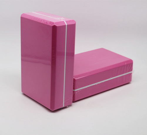 Factory direct sales YGHHB brand yoga supplies, high-quality high-density EVA two-color yoga bricks, dropshipping