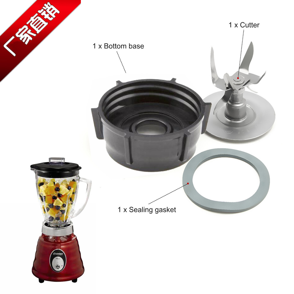 아마존 핫 셀러 스테인레스 스틸 6 페이지 나이프, OSTER 과즙 기 칼 홀더에 적합한 6 발톱 바닥 커버 세트