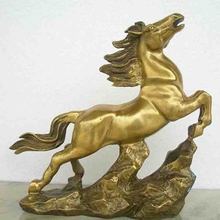 青铜马动物铜雕塑黄铜制作铜马雕塑价格 铜马雕塑