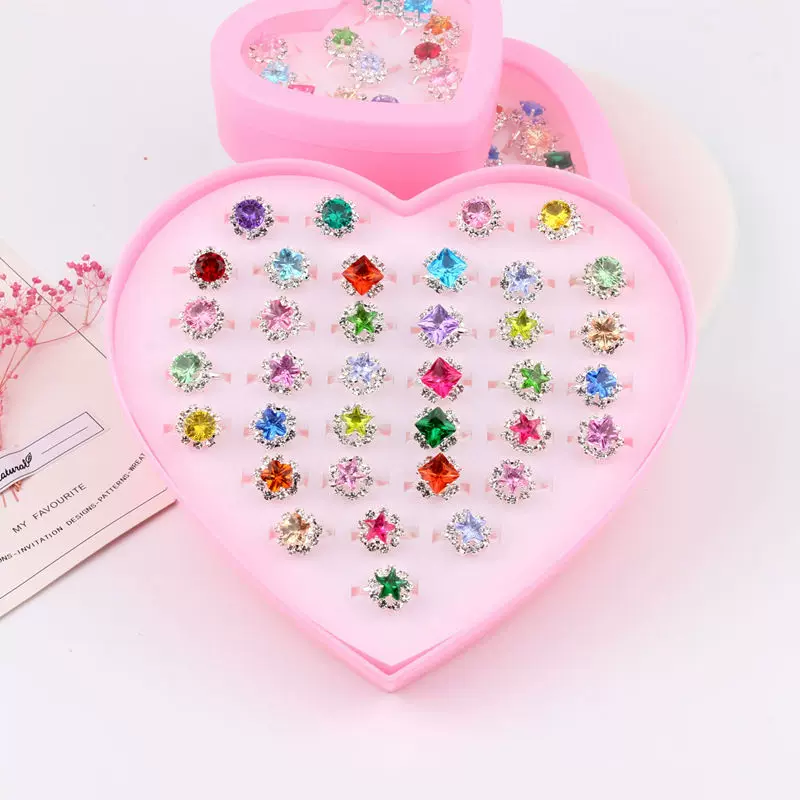 Children's ring, cute adjustable set, 36