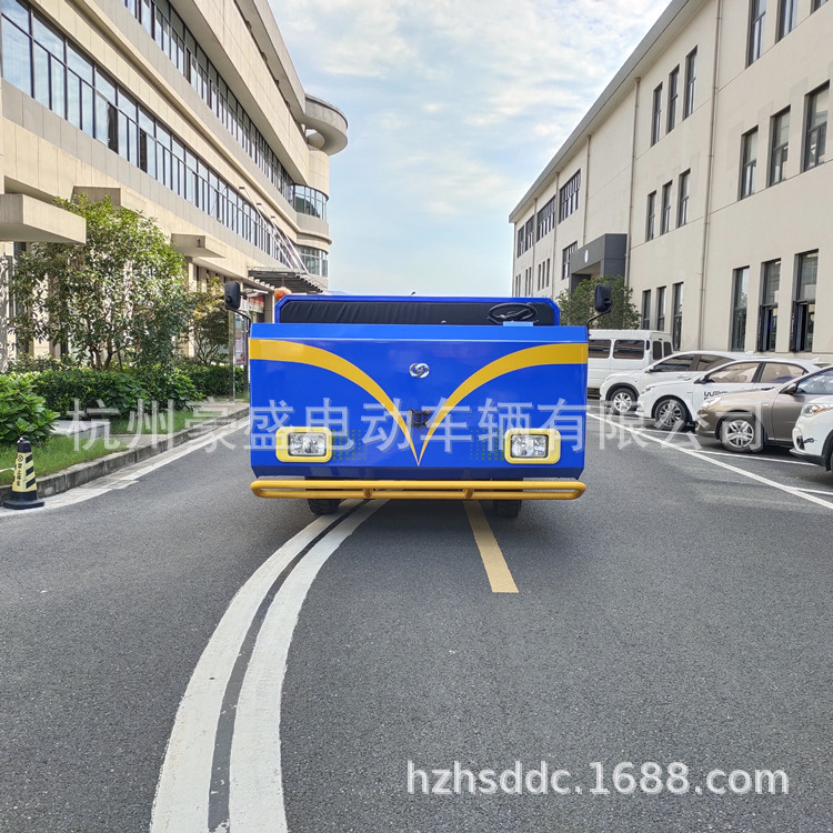 电动搬运车 全敞篷电瓶货车 厂区搬运车 20吨豪盛