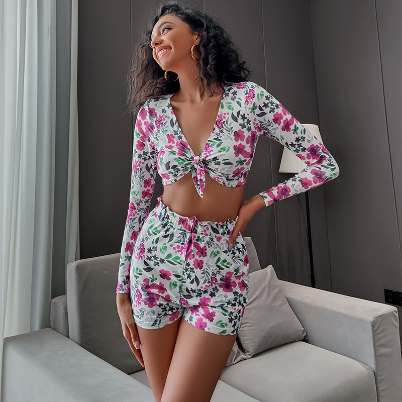 fashion casual printed suit NSWX18280