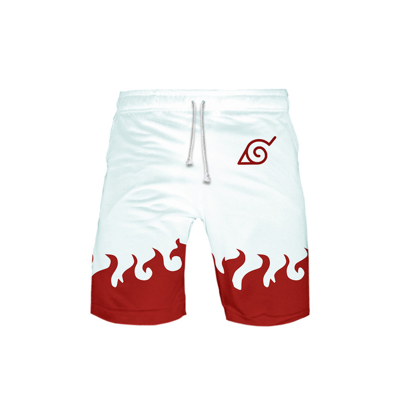 New NARUTO NARUTO beach pants animation peripheral 3D casual short ball pants a generation of hair
