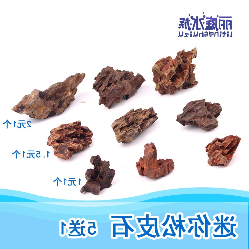 新手40鱼缸松皮石造景,雷龙鱼缸造景松皮石,60草缸造景_大山谷图库