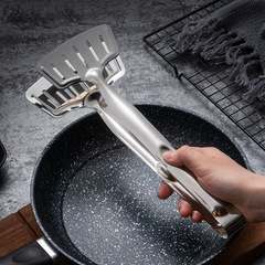 Stainless steel fish frying clip, steak clip, multi-functional frying and grilling food clip, supermarket bread and food clip