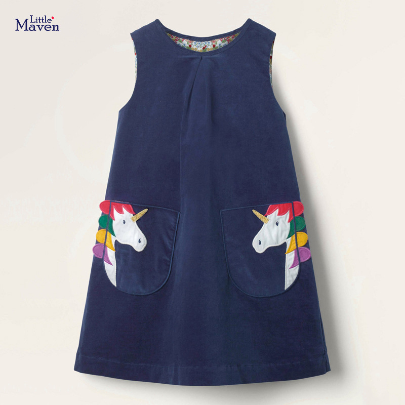 Little maven children's dress European a...