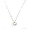 Necklace, chain for key bag , ring, pendant, silver 925 sample, 925 sample silver, Korean style, simple and elegant design