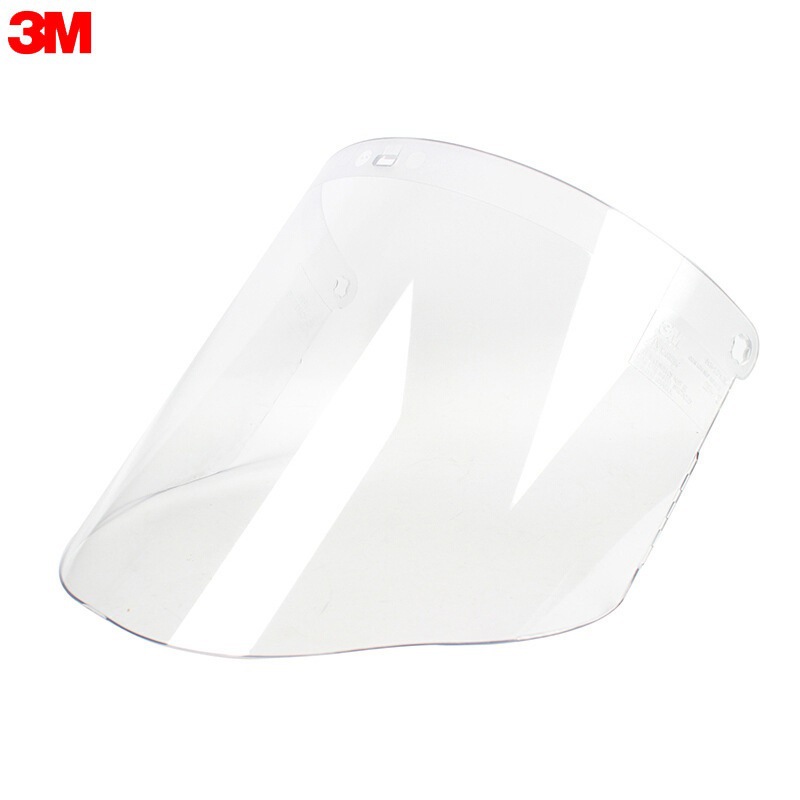 3M面罩透明防飞溅防化学液体耐酸碱防冲击82501支架82700防护面屏