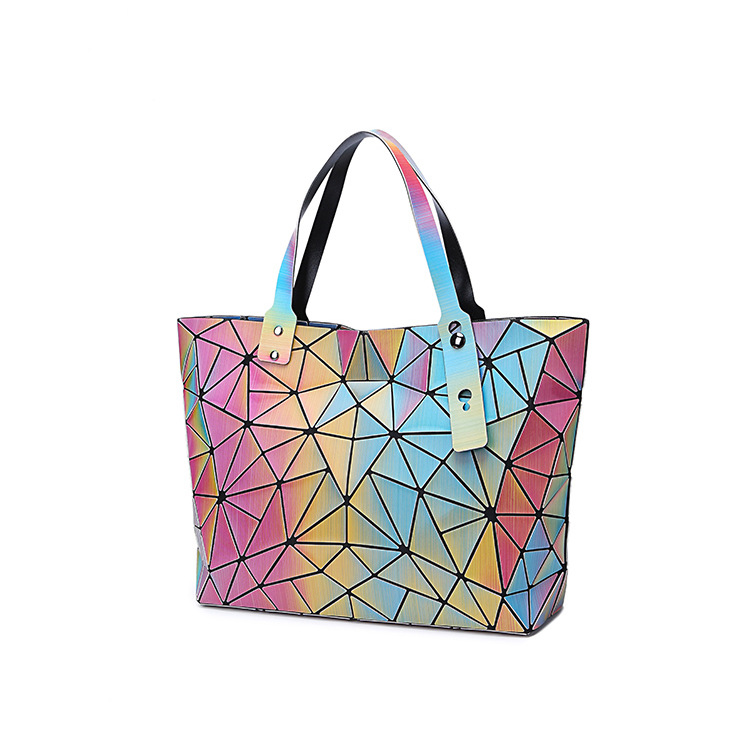 7 * 8 japanesch a koreanesch Trend 3D Reebou Laser Shooting Handtasche zesummeklappbar Rubik's Cube Geometrie Grouss Kapazitéit Villfälteg_voghion.com