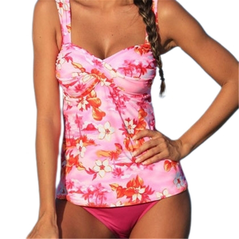 sexy print thin split swimsuit NSHL31812