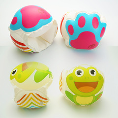 New swimming arm float ring for babies, inflatable buoyancy sleeve with cartoon design and thick water sleeves for children
